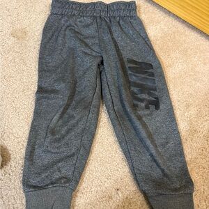 Nike Kids Charcoal Gray Joggers